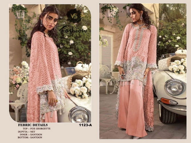 Vs Fashion 1123 Heavy Party Wear Georgette Pakistani Salwar Kameez Collection